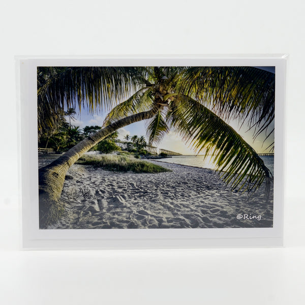Bahia Honda in Florida Keys photograph on a greeting card