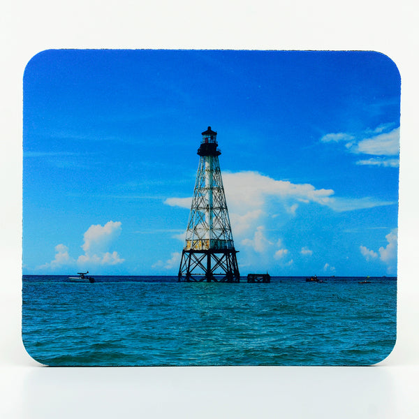 Alligator Reef Lighthouse photograph on a mouse pad