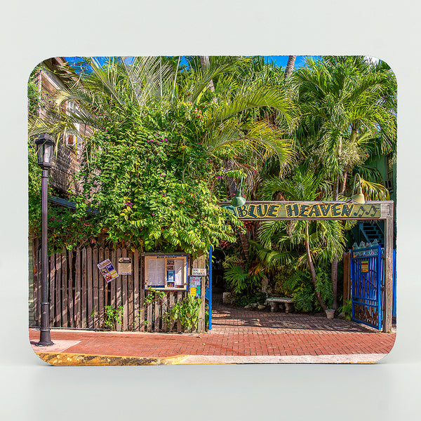 Blue Heaven Restaurant in Florida Keys photograph on a mouse pad