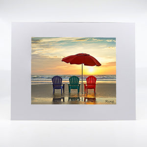 Beachside Chairs photograph artwork