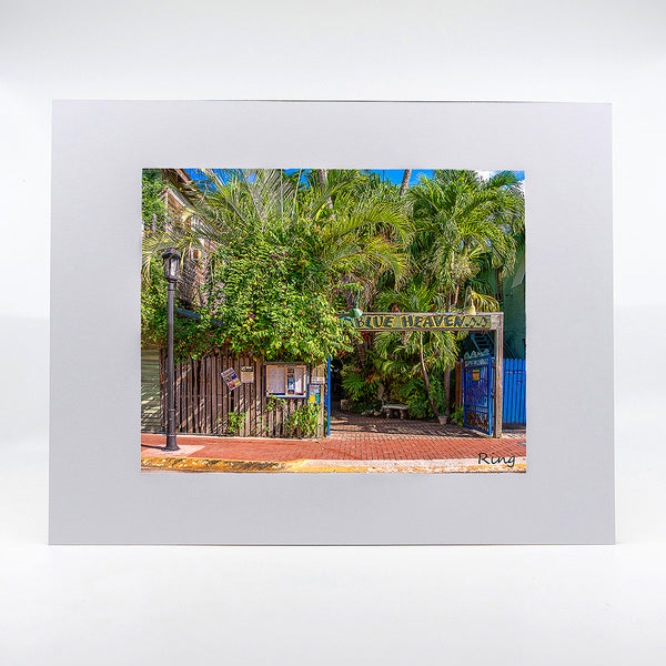 Blue Heaven Restaurant in Florida Keys photography artwork