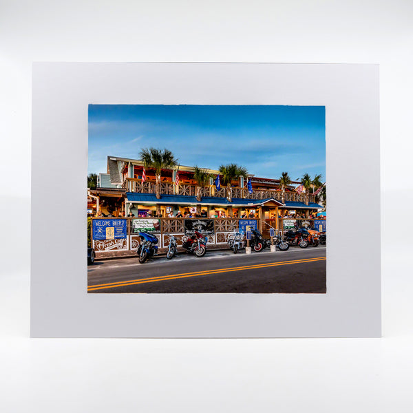 Artwork of the Flagler Tavern in New Smyrna Beach, Florida