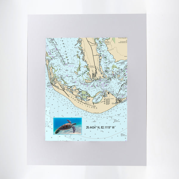 Sanibel Island Chart Gifts