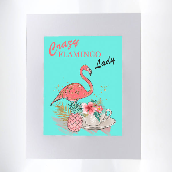Crazy Flamingo Lady Gifts