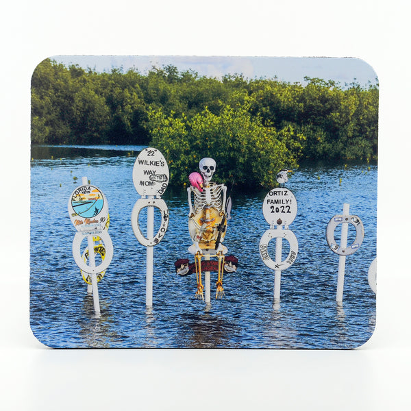 Crapper Creek in Florida Keys photograph on a mouse pad