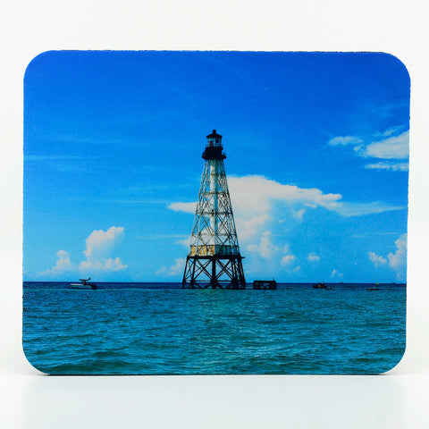 Alligator Reef Lighthouse photograph on a mouse pad