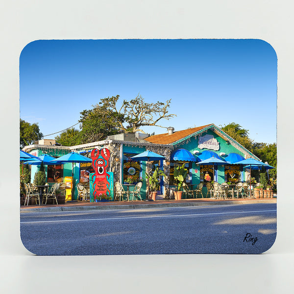 Mouse Pad of Cafe Heavenly Restaurant in New Smyrna Beach, Florida