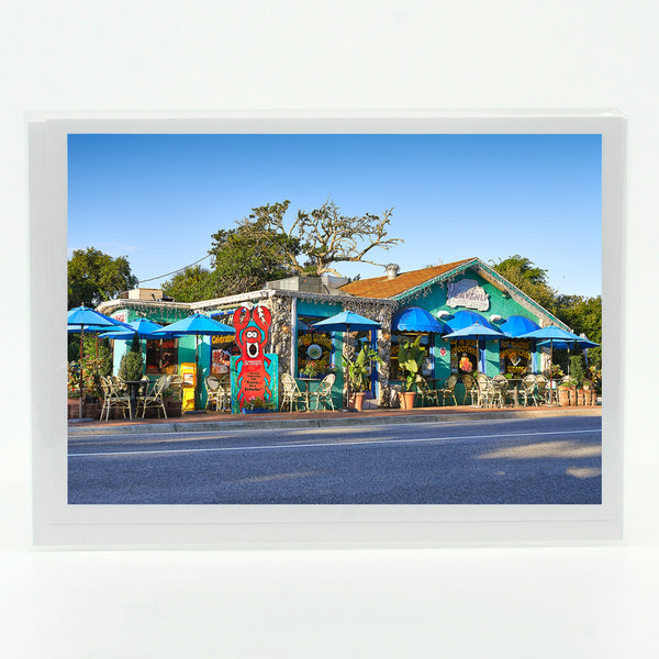 Greeting Card of Cafe Heavenly Restaurant in New Smyrna Beach, Florida