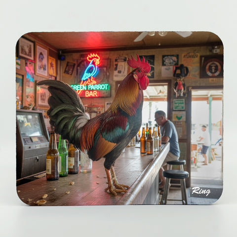 Key West Rooster in Bar 1 Gifts