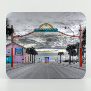 Flagler Avenue Beach Entrance in New Smyrna Beach, Florida on a Mouse Pad