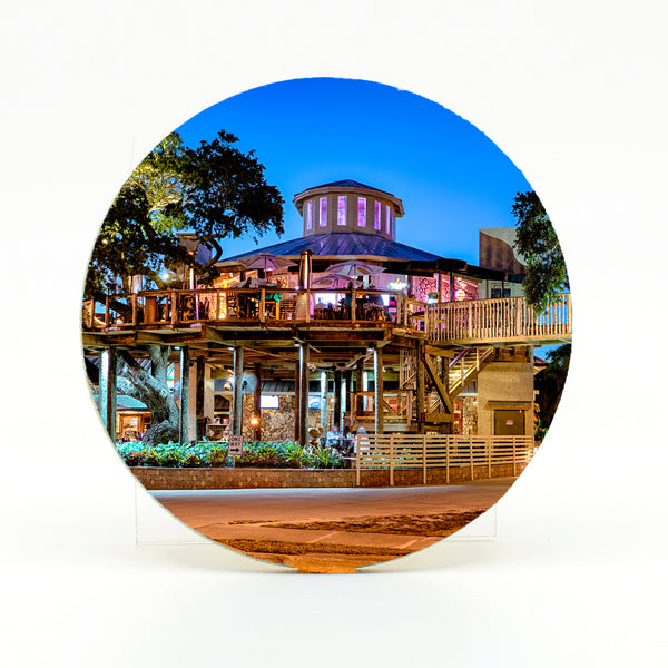 Rubber Home Coaster of Norwoods Restaurant in New Smryna Beach, Florida