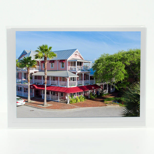 Riverview Hotel in New Smyrna Beach, Florida on a Greeting Card