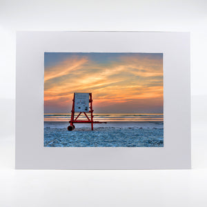 Life Guard Stand on the beach photography artwork