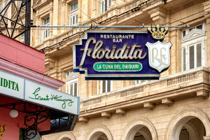 A photo of the Famous Floridita bar in Havana, Cuba
